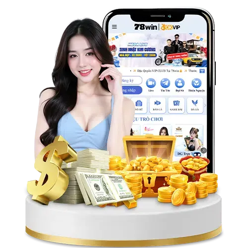 Biểu đồ tăng trưởng và tiền xu, tượng trưng cho tỷ lệ cược cạnh tranh của kkwin111
